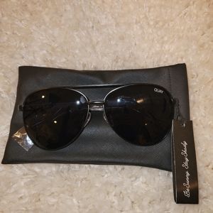 Quay Australia Oversized Black Avaitors NWT